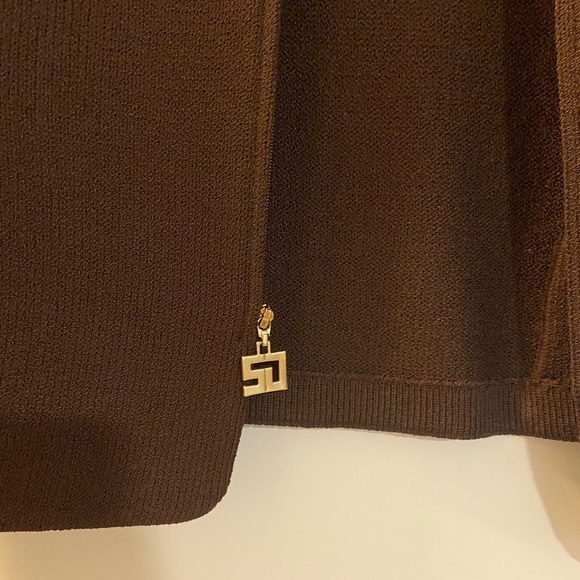 St. John by Marie Gray - Brown Sweater Blazer - Picture 3 of 8